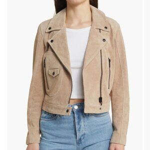 BLANKNYC Suede Moto Jacket Cold Foam